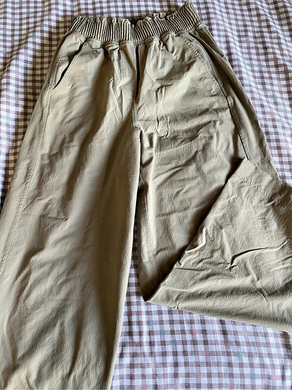 lululemon wide leg pants Beige XXS